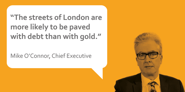 Mike, CEO stepchange quote: London streets more likely to be paved with debt than gold